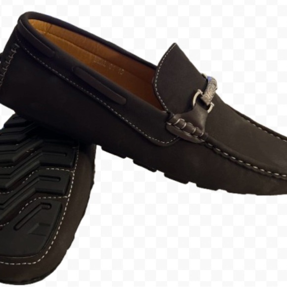 Men’s Brown Suede Brixton Driving Loafers Size 10 Brand New In Box! Preppy - Picture 2 of 10